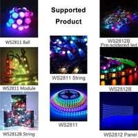 Contrôleur bluetooth SP611E Blue-tooth APP IR38 clés télécommande synchronisation musique Pixel contrôleur WS2811 SK6812 bande LED adressable