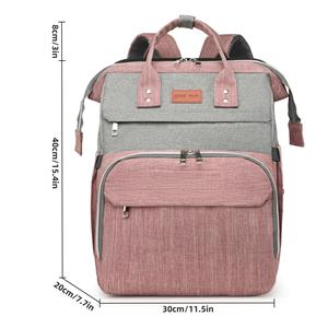 Commercio all'ingrosso di grande capacità doppia spalla per la borsa di mamma nuovo stile di allattamento al seno borsa transfrontaliera per la madre e il bambino <span class=keywords><strong>letto</strong></span> borsa - Product Image 4
