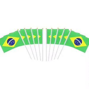 ธงชาติบราซิลแบบถือโบกมือสำหรับงานเฉลิมฉลอง - Product Image 3