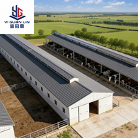 Maisons de ferme modulaires préfabriquées en acier, légères, robustes et durables, pour l'élevage de porcs, de bovins et de moutons
