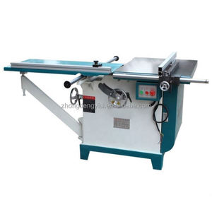 Scie à table pour le travail du bois MJ113, machine à couper le bois, scie à disque universelle inclinable à 45 degrés, table coulissante, scie circulaire à table coulissante - Product Image 5