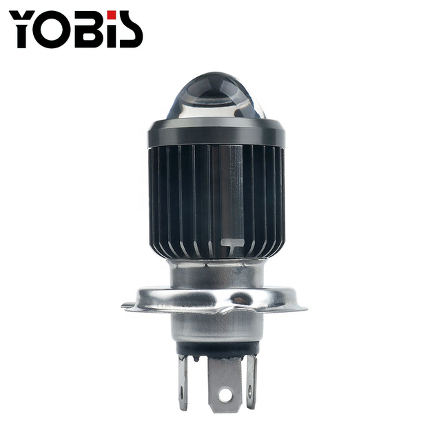 High Bright 30W LED Motorcycle Headlight H4 BA20D 12V Flashing Motor Features