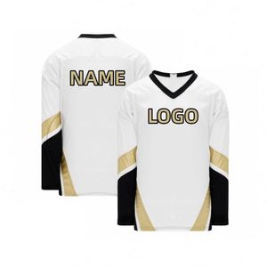 เสื้อฮอกกี้น้ำแข็งคุณภาพสูง บริการขายส่งแบบ OEM รับทำโลโก้ตามสั่ง แบบซับลิเมชั่น สำหรับทุกเพศ ทุกวัย ผ้าโพลีเอสเตอร์ ระบายอากาศได้ดี แห้งเร็ว ไม่ยับง่าย - Product Image 4