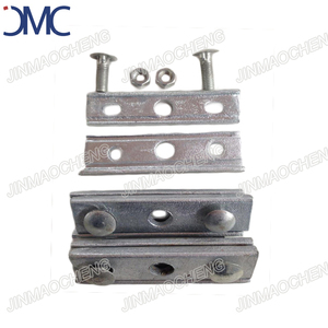 Collier de serrage pivotant en acier galvanisé, câble de maintien en acier inoxydable 304, bande en caoutchouc de 20 mm, double/triple boulon, pince pour câble métallique fixe JMC en pouces - Product Image 4