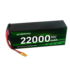 Venta Directa de Fábrica OEM ODM Batería de Estado Sólido para Drones 330Wh/kg 22000mAh 30C Alta Densidad de Energía 10000mAh-6S Litio Directo de Fábrica - Product Image 1