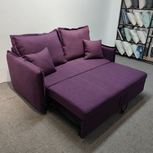 Almohada de cintura grande, sofá convertible plegable, mopa, extraíble, púrpura oscuro americano - Product Image 4