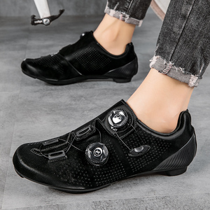 Nuove <span class=keywords><strong>Scarpe</strong></span> <span class=keywords><strong>da</strong></span> Ciclismo <span class=keywords><strong>da</strong></span> <span class=keywords><strong>Uomo</strong></span> per <span class=keywords><strong>Bici</strong></span> <span class=keywords><strong>da</strong></span> <span class=keywords><strong>Corsa</strong></span> con Doppio Fibbia e Tacchetti, Sneaker Piatte <span class=keywords><strong>da</strong></span> Velocità - Product Image 6
