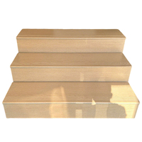 Carreaux d'escalier personnalisables en porcelaine antidérapante à grain de bois de 11 mm d'épaisseur, 1200x470 mm, style moderne intérieur, Porcelanato résistant à l'usure