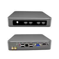 ZOOMWIN Openciaw Ai PC Mini Komputer Dual Core I3 3217U I5 4200U/5200U PC Desktop untuk Rumah dan Kantor HD dan VGA Win7/8/10/11