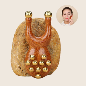 Handheld Messing Walnuss Frosch <span class=keywords><strong>Massage</strong></span> gerät für Kopfhaut Wireless Facial Fascia Lifting und Nose Bridge Lifting <span class=keywords><strong>Eye</strong></span> Beauty Tool - Product Image 3