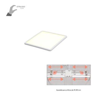 Downlight LED 8W 4000K Blanco, 586lm, 11.8x11.8 cm, Empotrable, Corte Ajustable 4.5x4.5-8x8 cm, Ideal para Iluminación Interior - Product Image 1