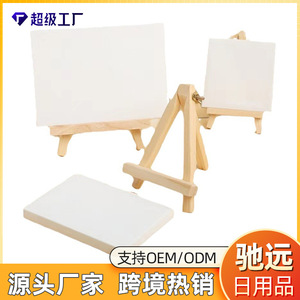 Wooden <b>Desktop</b> Easel Mini Folding Sketching Stand For Children Painting Art Supplies Natural Color 8x10 Inches - Product Image 5