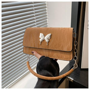 กระเป๋าถือผู้หญิงติดโบว์แฟชั่นใหม่, กระเป๋าถือสตรีเบา2024กระเป๋าถือสายโซ่กระเป๋าถือดีไซน์สำหรับผู้หญิง - Product Image 5