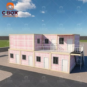 Cbox Luxury Prefab Modular Hotel Mobile Office Sandwich Panel Quick Assemble Dormitory Tiny Home Detachable Container House - Product Image 5