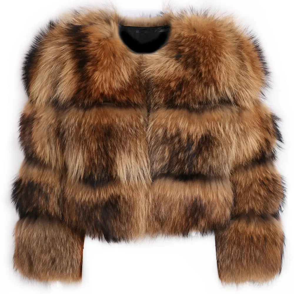 यूरोपीय डिजाइन असली एक प्रकार का जानवर फर कोट सर्दियों अनुकूलित आकार ऊपर का कपड़ा मोटी गर्म शीर्ष लक्जरी लंबी आस्तीन प्राकृतिक फर जैकेट