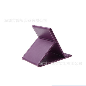 Customized logo gift <b>mirror</b>, PU leather makeup <b>mirror</b>, desktop dressing <b>mirror</b>, portable folding <b>square</b> home <b>mirror</b>. - Product Image 4