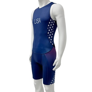 Combinaison de <span class=keywords><strong>triathlon</strong></span> pour homme, extensible, respirante, compressive, pour entraînement croisé - Product Image 1