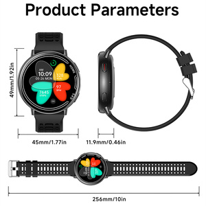 新型GPSスマートウォッチ 1.39インチ コンパス IP68防水 マルチスポーツウォッチ ギフト 男女兼用 内蔵GPSフィットネスウォッチ Android対応 - Product Image 5