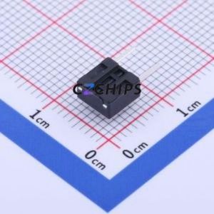 K2-1102DF-C4CW-01 Tactile Switch Bent Lead Through Hole,6x6mm Switch 2.5N Right Angle Insert 6mm 6mm - Product Image 2