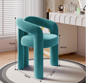 2025 Light Luxury Modern Design Makeup <strong>Chair</strong> for Female Dining Table Nail Salon <strong>Chair</strong> for Bedroom - Product Image 6
