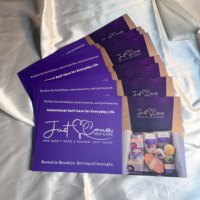 Inserts d'emballage de luxe pour marques commerciales avec papier et carton recyclés, cartes de remerciement personnalisées avec logo pour petites entreprises