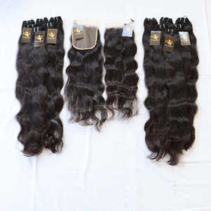 Mèches brésiliennes naturelles en vison 100% naturel, cheveux non traités, frisés, bouclés, 13x6, avec Lace Closure Hd, 11a - Product Image 2