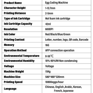 Cheap Price Inkjet Code Printers/ Egg Stamping Machine/inkjet <strong>Coding</strong> Machine - Product Image 5