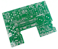 Circuit imprimé double face personnalisé HASL avec masque de soudure vert pour carte de contrôle d'alimentation