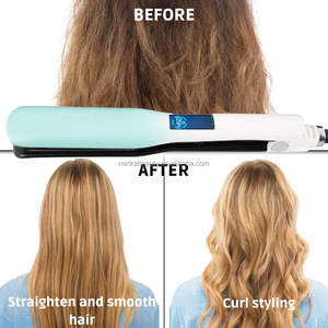 Meilleure vente 3D plaque flottante Planchas De Cabello 450 F titane fer plat Portable MCH chauffage rapide lisseur - Product Image 3