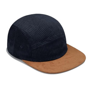 Chapeaux Vintage classiques personnalisés 5 panneau hiver automne unisexe réglable Snapback Baseball Camp Cap Hat - Product Image 2