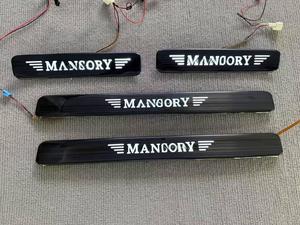 Estribos Laterales de Acero Inoxidable Negro de Alta Calidad con Luces LED para Benz Clase G W465 W464 2019-2026 para <span class=keywords><strong>MANSORY</strong></span> - Product Image 3
