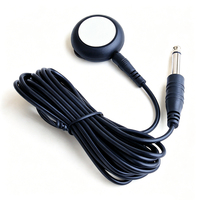 Adeline AD-35 Capteur de contact piézoélectrique en métal sans perçage pour guitare, ukulélé, violon, guzheng, erhu, kalimba