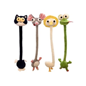 Porte-clés en peluche courte en coton PP, motif <span class=keywords><strong>Teckel</strong></span> coquin à col long et Chihuahua, accessoire cadeau, jouet mignon - Product Image 1