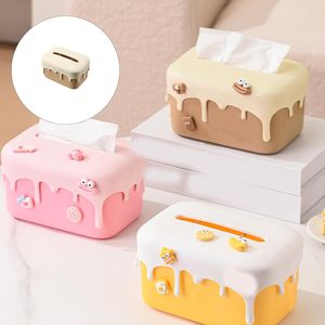 Unique <b>Kitchen</b> <b>Plastic</b> Table Napkin Toilet Tissue Paper Box Holder for Office - Product Image 3