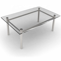 Verre trempé solide sur mesure pour dessus de table industriels et extérieurs