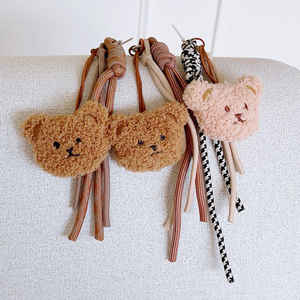 Meilleures Ventes : Porte-clés en peluche ours mignon avec corde tressée, poupée <span class=keywords><strong>de</strong></span> dessin animé, pendentif pour cordon <span class=keywords><strong>de</strong></span> téléphone portable, breloque <span class=keywords><strong>de</strong></span> sac et porte-clés <span class=keywords><strong>de</strong></span> <span class=keywords><strong>voiture</strong></span> - Product Image 2