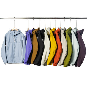 แจ็กเก็ตกันลมกันน้ำสำหรับผู้ชาย, แจ็คเก็ตบุขนแกะเสื้อโค้ทเสื้อกันลมเสื้อแจ็คเก็ตกีฬาวิ่งปีนเขากันน้ำ - Product Image 1