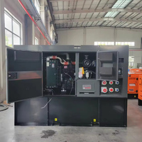 Générateur diesel insonorisé à châssis ouvert électrique 80 kW 100 kVA, groupe électrogène silencieux 90 kW 110 kVA avec démarrage automatique, triphasé 50 Hz 60 Hz CE