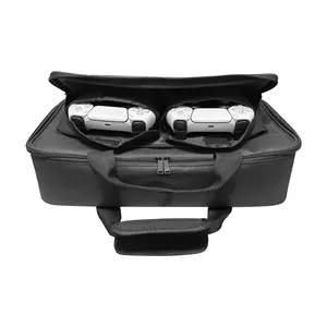 เคสเดินทางทำด้วยมือทำจากไนลอนสำหรับ PS5มืออาชีพกระเป๋าสะพายไหล่มีซิปกันน้ำออกแบบให้มีความจุมาก - Product Image 3