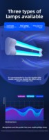 Lampe anti-moustiques au design moderne, UV LED V213, plaque collante attractrice, piège à moustiques