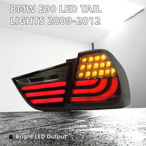 LEDテールアンプアセンブリBMW 3シリーズE90 LCI 2009-2012、リアテールライトランプセット左右ペアOEスタイルアップグレード照明 - Product Image 5