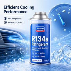 Gas Refrigerante R134a Glodway 200g per Auto, Gas Refrigerante ad Alta Purezza, Raffreddamento Rapido, Prestazioni Stabili, Soluzione per Riparazione Climatizzatori Auto - Product Image 4