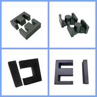 Noyau en ferrite Mn-Zn à haute perméabilité, série UY20 UY30 EE15 EE35 EE55, anneau magnétique souple en manganèse et zinc et noyau de transformateur
