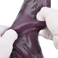 FAAK Dildo géant noir de 11 pouces, réaliste et flexible, avec fonction de squirting, utilisable comme plug anal, pour la masturbation féminine et pour femmes et hommes