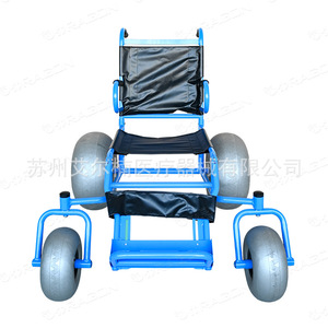Silla de Ruedas Manual para Playa RAGON-IEC Longshizhou, Ruedas Extra Grandes, Plegable, para Uso en Exteriores, para Personas Mayores - Product Image 2