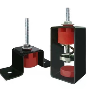 Amortisseur de type ressort en forme de U, en forme de O, en acier inoxydable, isolation acoustique, réduction du bruit, pour installation murale ou au plafond - Product Image 1