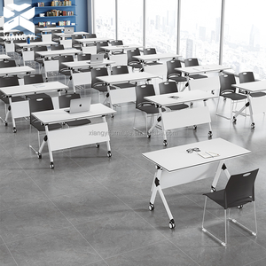 Mesa de Escritório Mesa Dobrável Mesa Modular para Conferência Mesa Dobrável Moderna para Sala de Reuniões Ambiente de Exibição de Varejo Mesa de Escritório - Product Image 4