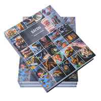 Livre de cuisine à couverture rigide personnalisé livre de recettes de lecture livre à couverture rigide en papier d'art de qualité supérieure pour la cuisine