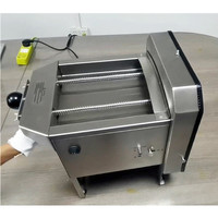 Automatische Groentesnijder Fruit Elektrische Tomaat Weegbree Verticale Snijmachine Bananensnijmachine