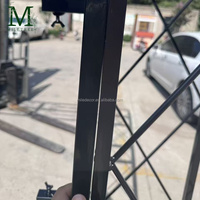 Arco de Metal Resistente, Estructura de Truss Negra, Soporte Cuadrado de Hierro Portátil, Fondo para Bodas, para Eventos al Aire Libre
